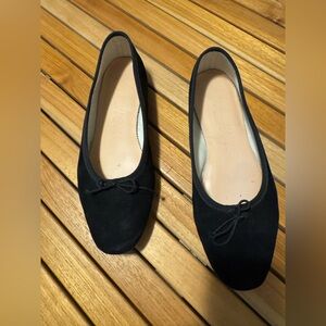 J.Crew velvet ballet flats